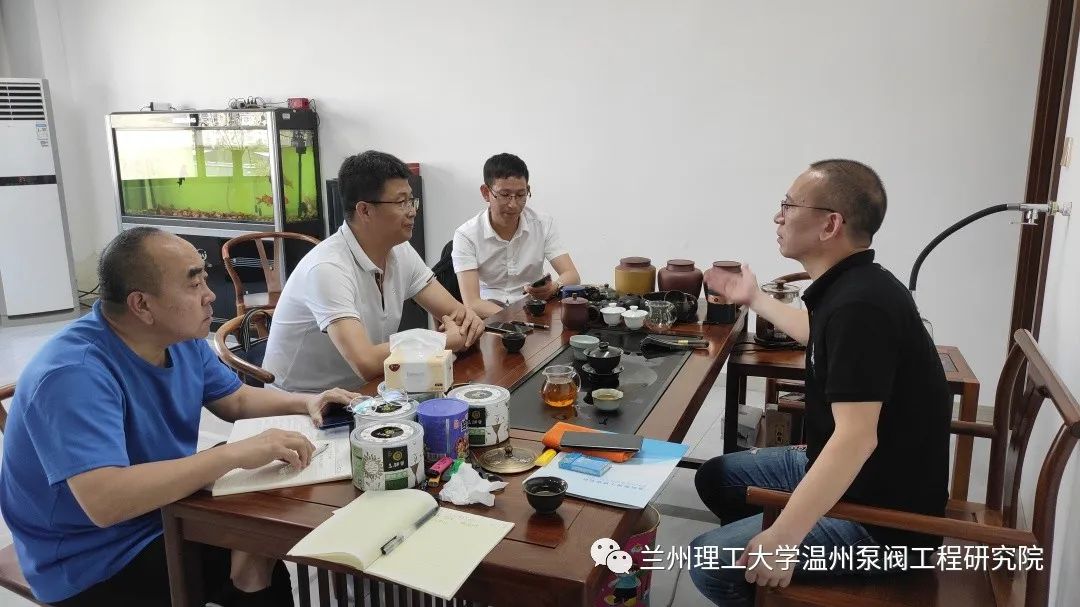 與阿爾法閥門陳克漲總經(jīng)理等座談交流 與阿爾法閥門陳克漲總經(jīng)理等座談交流